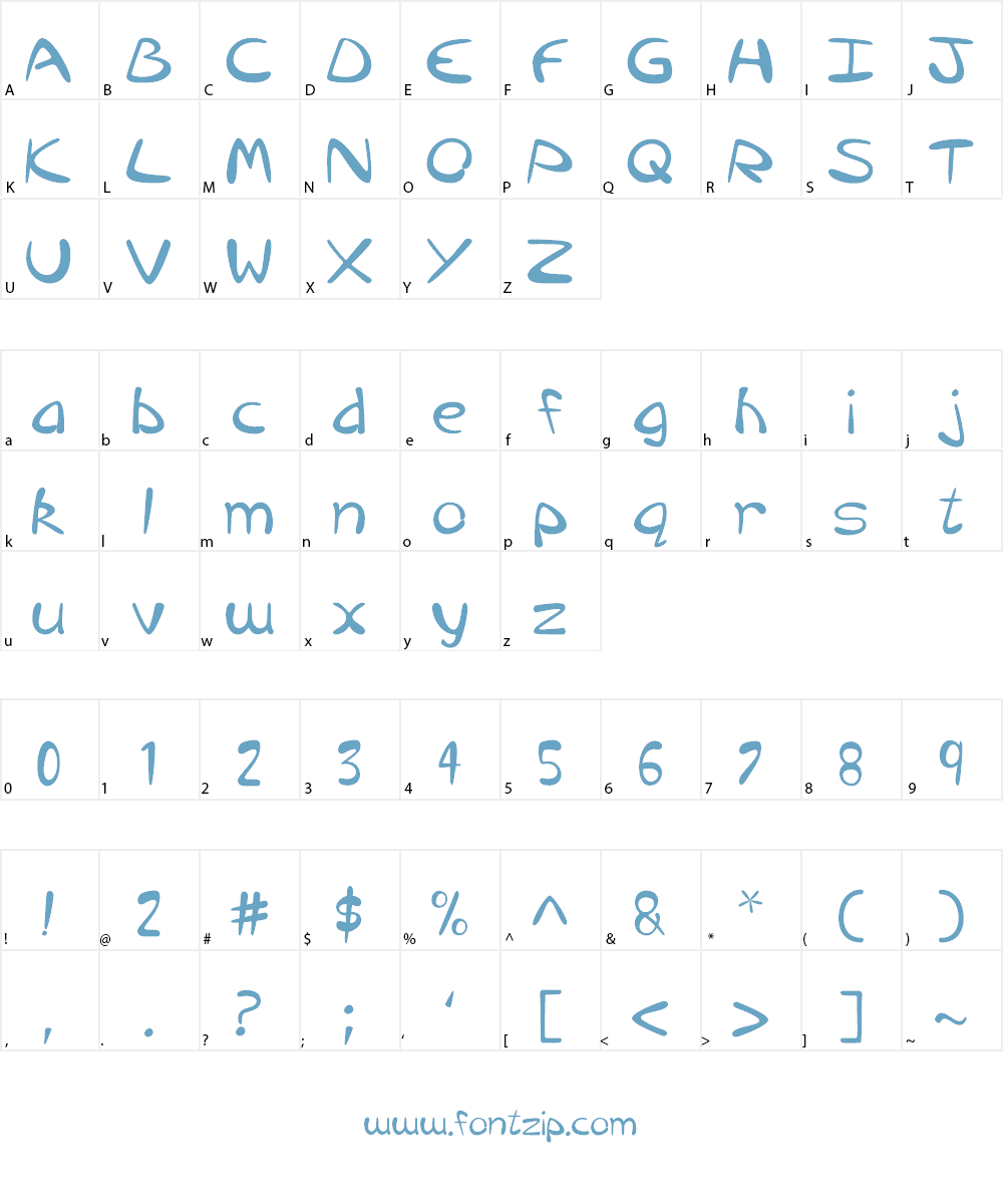 EP Chaos Font Character